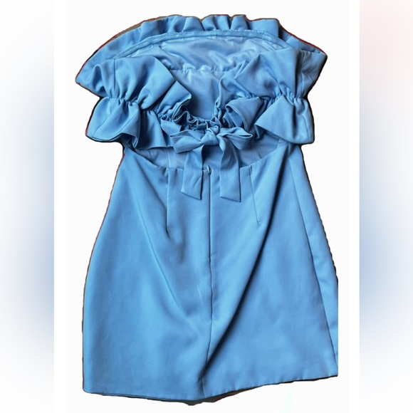 DO+BE Light Blue Ruffled Dress - Picture 2 of 5